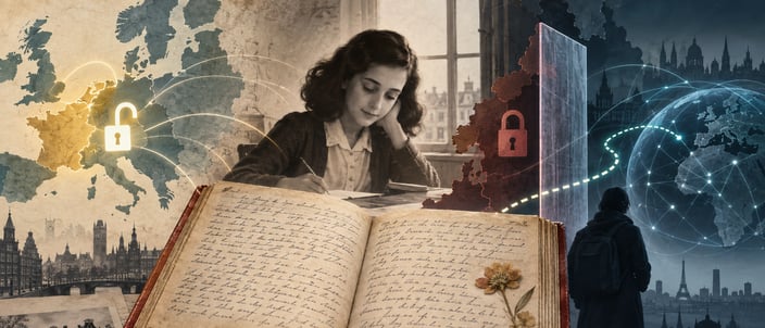 Capa da publicação Caso Anne Frank: domínio público e direitos autorais