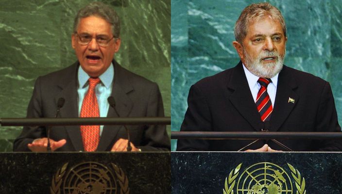 Capa da publicação De FHC a Lula: discursos dos presidentes na ONU