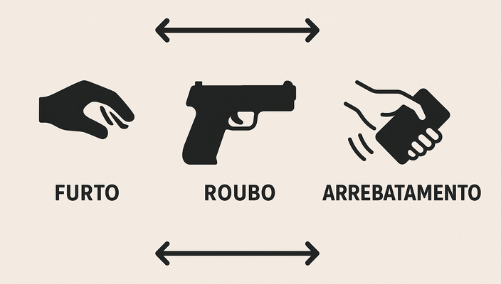 Capa da publicação Arrebatamento é furto ou roubo? Entenda a polêmica