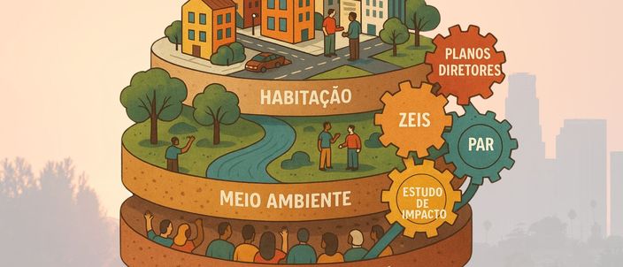 Capa da publicação Estatuto da Cidade: o que muda na vida urbana