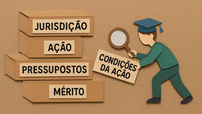 Capa da publicação Um réquiem às condições da ação