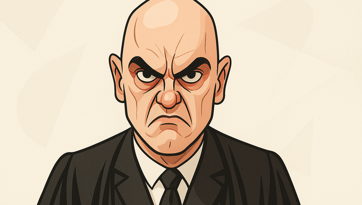 Capa da publicação Ministro Moraes é sancionado pela Lei Magnitsky