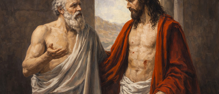 Capa da publicação Sócrates e Jesus Cristo: a relação entre a fé e a razão