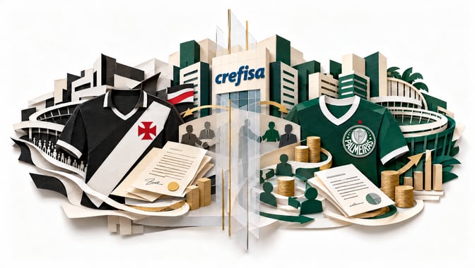 Imagem de capa do artigo Concentração de poder, conflito de interesses e os limites jurídicos à multipropriedade no futebol brasileiro - Vasco, Crefisa e Palmeiras