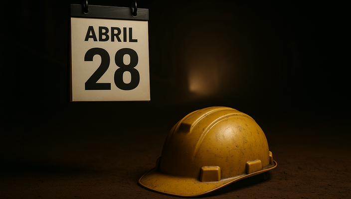 Capa da publicação 28 de abril relembra vítimas de acidentes de trabalho