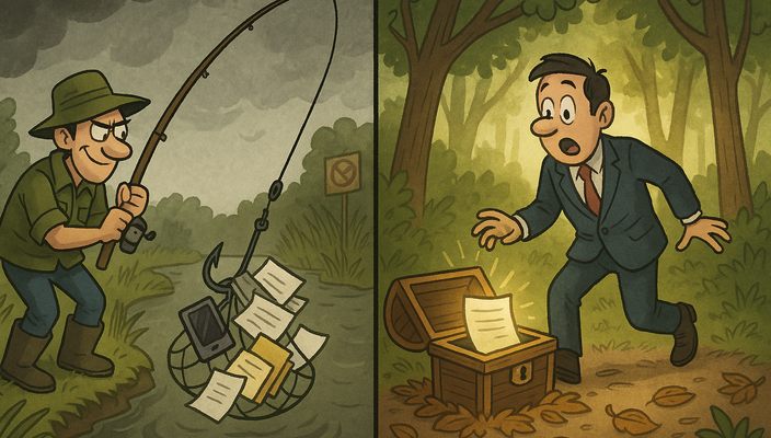 Capa da publicação Pesca probatória x serendipidade: entenda a diferença