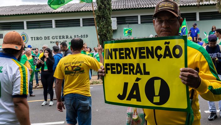 Capa da publicação Intervenção das Forças Armadas no Brasil: hermenêutica constitucional