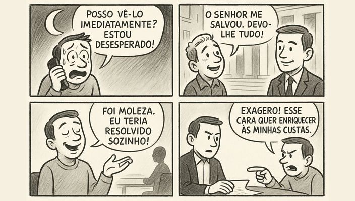 Capa da publicação A maldição do cliente ingrato na prática da advocacia