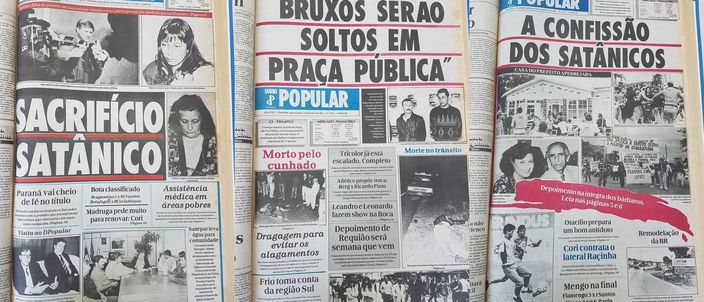 Capa da publicação Caso Evandro: pânico moral e satânico