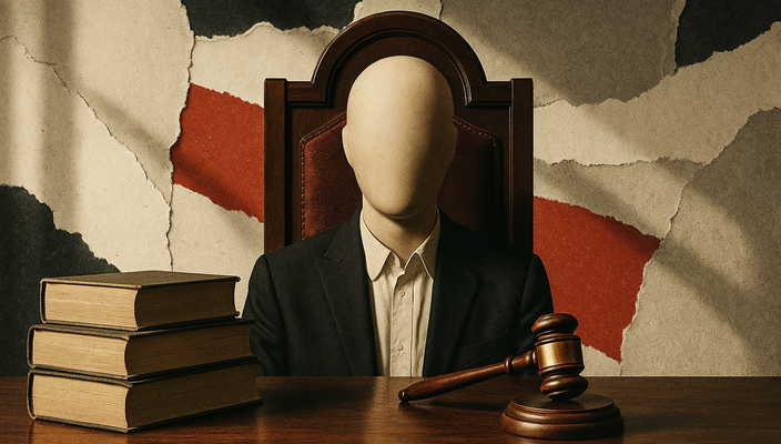 Capa da publicação Juiz sem rosto viola a Constituição?