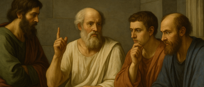 Capa da publicação Como Sócrates e Platão desafiaram os sofistas na Grécia