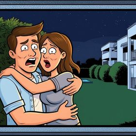 casal flagrado em ato inadequado em público