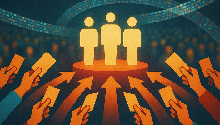 Capa da publicação Democracia competitiva: limites da participação cidadã