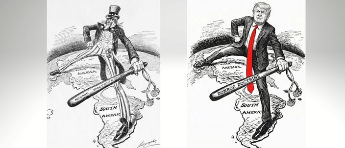 Capa da publicação Doutrina Monroe: soberania, exceção e necropolítica