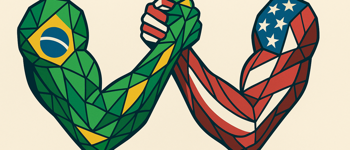 Capa da publicação Resistir ou ceder? O dilema Brasil x EUA