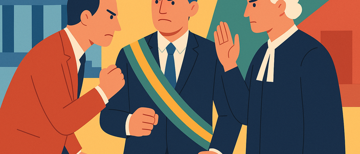 Capa da publicação Os Poderes da República e a crise institucional brasileira