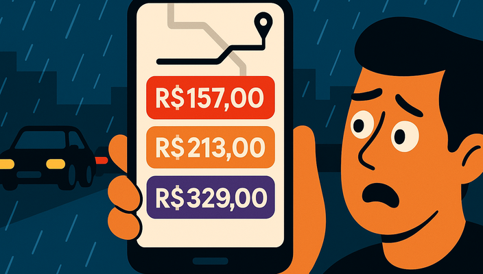 Capa da publicação Preços dinâmicos: apps de transporte e algoritmo opaco
