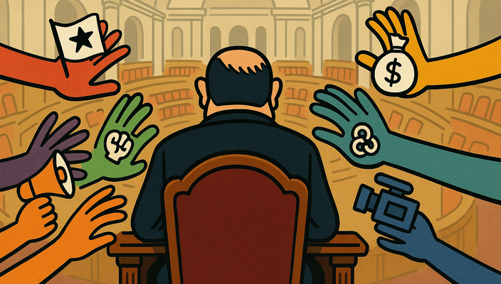 Capa da publicação Reforma política: democracia, lobby e grupos de pressão