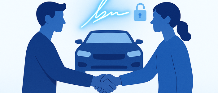Capa da publicação Nova lei permite assinatura digital em venda de veículos