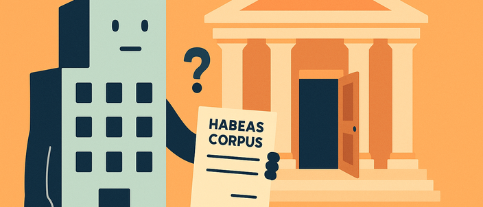 Capa da publicação Pessoa jurídica pode impetrar habeas corpus?