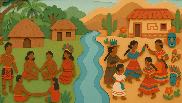 Capa da publicação Comunidades na Constituição: Brasil x México