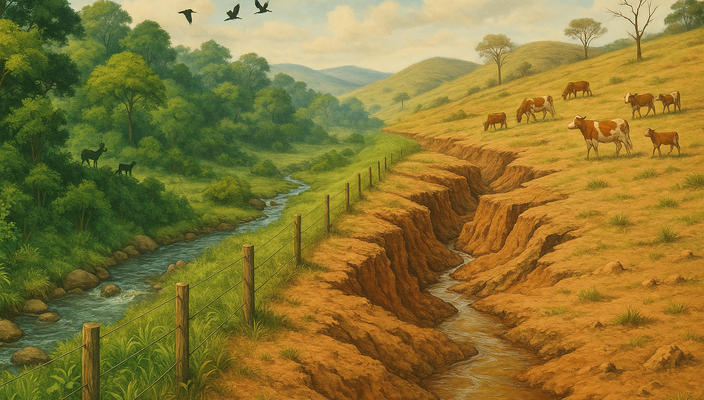 Capa da publicação Cerrado ameaçado: proteção ambiental em Goiás