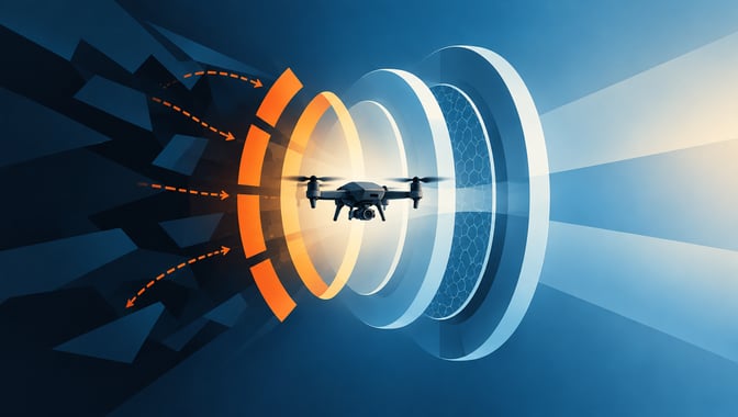 Imagem de capa do artigo Drones resilientes à interferência eletromagnética e o crime organizado.