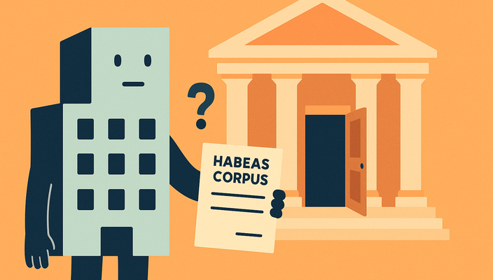 Capa da publicação Pessoa jurídica pode impetrar habeas corpus?