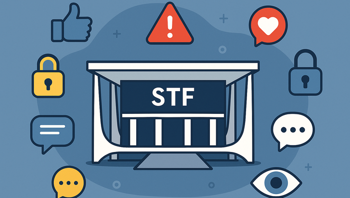 Capa da publicação Responsabilidade das plataformas digitais por discurso de ódio e desinformação.