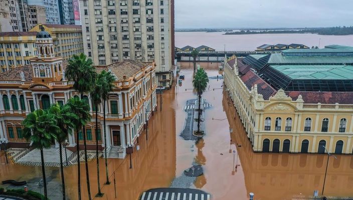 Capa da publicação A crise climática no Rio Grande do Sul: urgência e emergência 