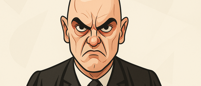 Capa da publicação Ministro Moraes é sancionado pela Lei Magnitsky