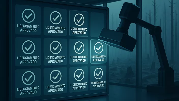 Capa da publicação Licença por autodeclaração fragiliza proteção ambiental