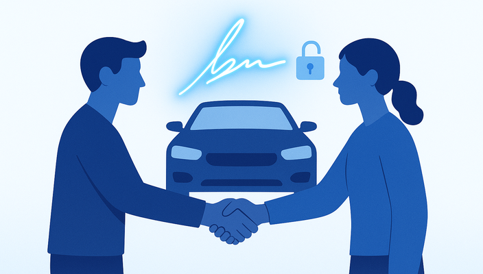 Capa da publicação Nova lei permite assinatura digital em venda de veículos