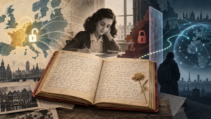 Imagem de capa do artigo O caso Anne Frank, o domínio público e a função social dos direitos autorais no mundo desterritorializado da sociedade da informação