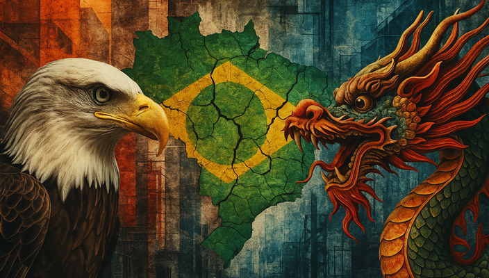 Capa da publicação Entre a águia e o dragão: o impasse comercial