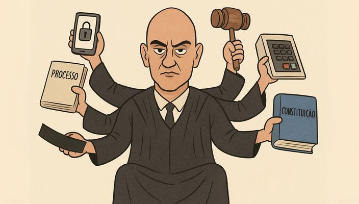 Capa da publicação Alexandre de Moraes: o guardião contestável