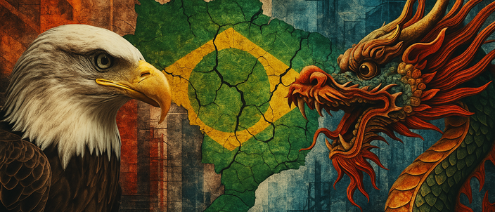 Capa da publicação Entre a águia e o dragão: o impasse comercial