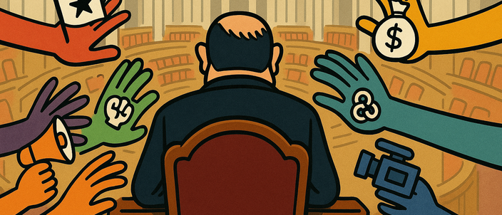 Capa da publicação Reforma política: democracia, lobby e grupos de pressão