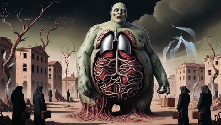 Capa da publicação Esqueletização do tecido social: a política da putrefação