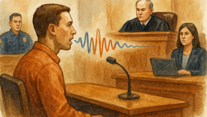 Capa da publicação Réu pode ter voz usada em perícia sem consentir?