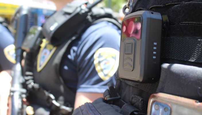 Capa da publicação Câmeras corporais: diretrizes do Ministério da Justiça